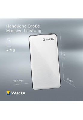 Зовнішній акумулятор (павербанк) Varta Power Bank 20000 мАг (57978)