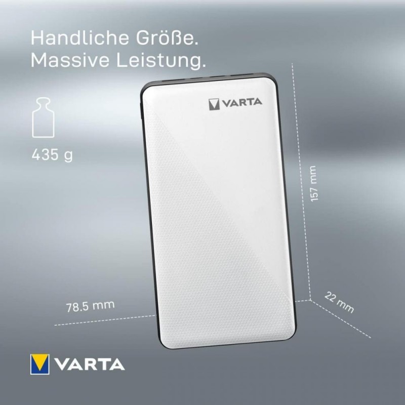 Зовнішній акумулятор (павербанк) Varta Power Bank 20000 мАг (57978)