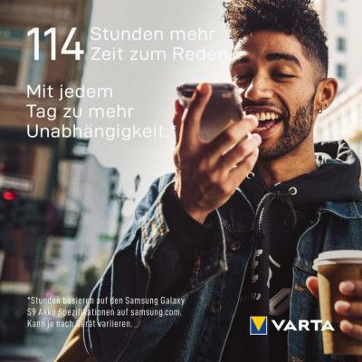 Зовнішній акумулятор (павербанк) Varta Power Bank 20000 мАг (57978)
