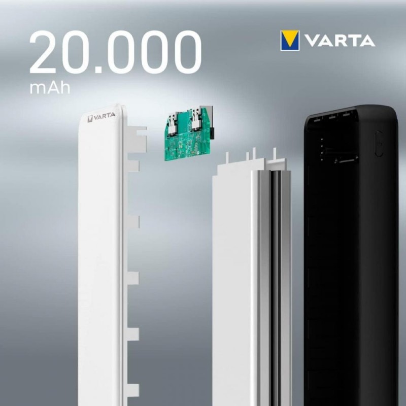 Зовнішній акумулятор (павербанк) Varta Power Bank 20000 мАг (57978)