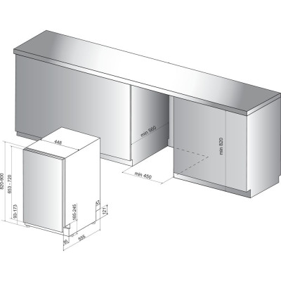 Посудомийна машина Whirlpool WSIC 3M17