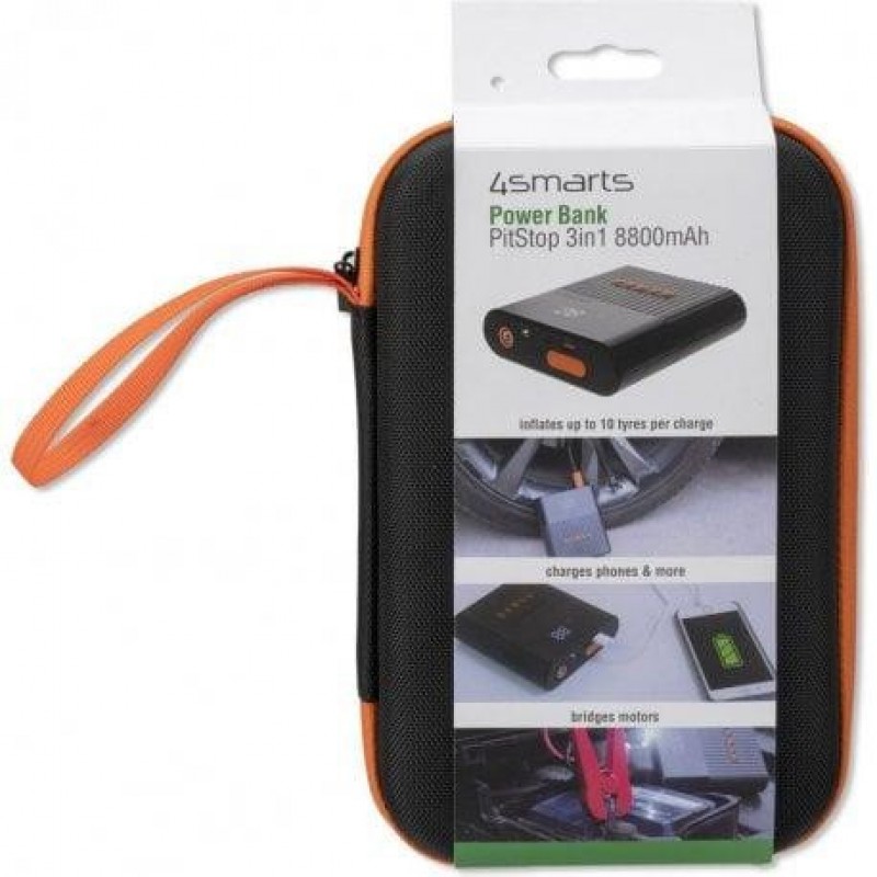 Автономний пусковий пристрій (бустер) 4smarts Jump Starter Power Bank PitStop 8800mAh