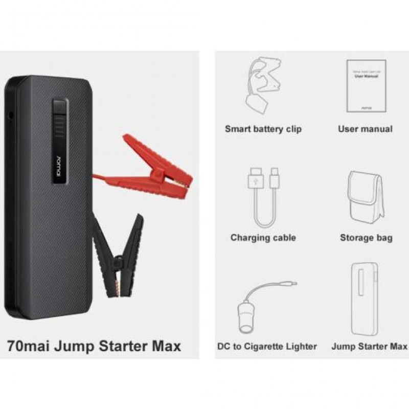 Автономний пусковий пристрій (бустер) Xiaomi 70mai Jump Starter (Midrive PS06)