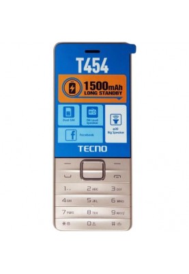 Мобільний телефон Tecno T454 Champagne Gold (4895180745980)