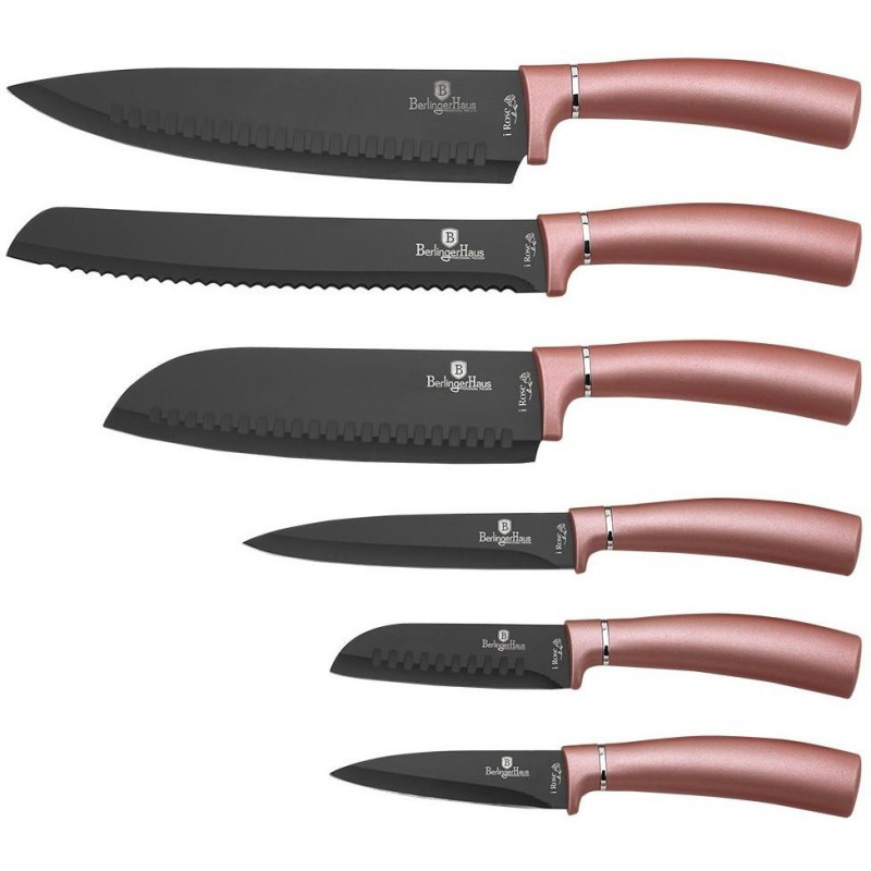 Набір ножів із 6 предметів Berlinger Haus I-Rose Edition BH-2513