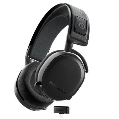 Навушники з мікрофоном SteelSeries Arctis 7+ Black (61470)