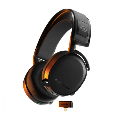 Навушники з мікрофоном SteelSeries Arctis 7+ Black (61470)