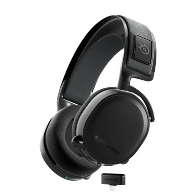 Навушники з мікрофоном SteelSeries Arctis 7+ Black (61470)