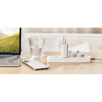 Фільтр-подовжувач мережі Xiaomi Mi Power Strip 20W Fast Charging 2A1C CN
