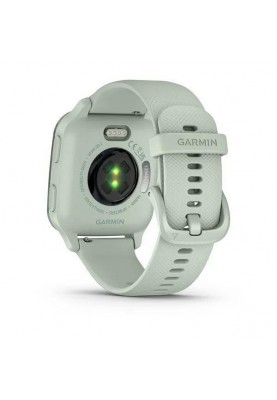 Смарт-годинник Garmin Venu Sq 2 Металевий Mint Aluminum Bezel з Cool Mint Case and Silicone Band (010-02701-02/12)