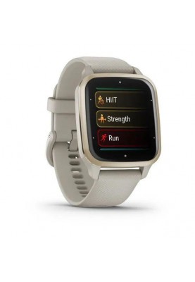 Смарт-годинник Garmin Venu Sq 2 – Music Edition Cream Gold Al. Bezel w. French Gray Case and S. Band (0010-02700-02/12)