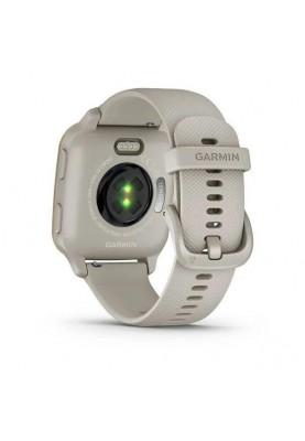 Смарт-годинник Garmin Venu Sq 2 – Music Edition Cream Gold Al. Bezel w. French Gray Case and S. Band (0010-02700-02/12)