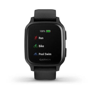 Смарт-годинник Garmin Venu Sq Music Edition Black/Slate (010-02426-10/00)
