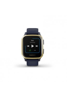 Смарт-годинник Garmin Venu Sq Music Edition Navy/Gold (010-02426-12/02)