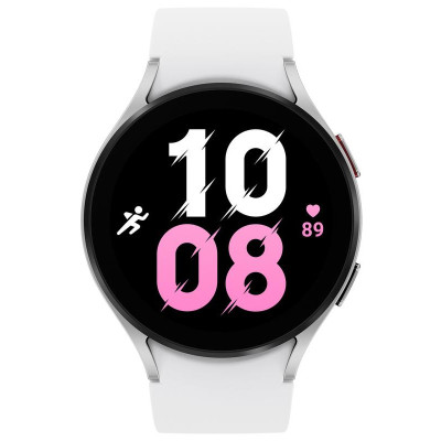 Смарт-годинник Samsung Galaxy Watch5 44mm LTE Silver with White Sport Band (SM-R915NZSA)