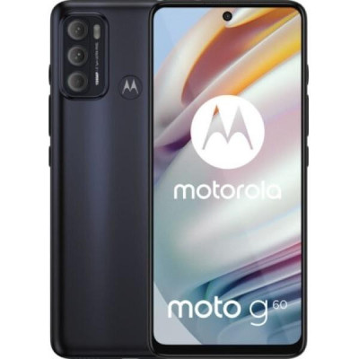 Смартфон Motorola G60 6/128GB Moonless Black (PANB0027PL)