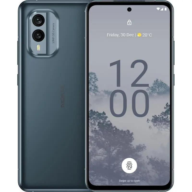 Смартфон Nokia X30 6/128GB Cloudy Blue