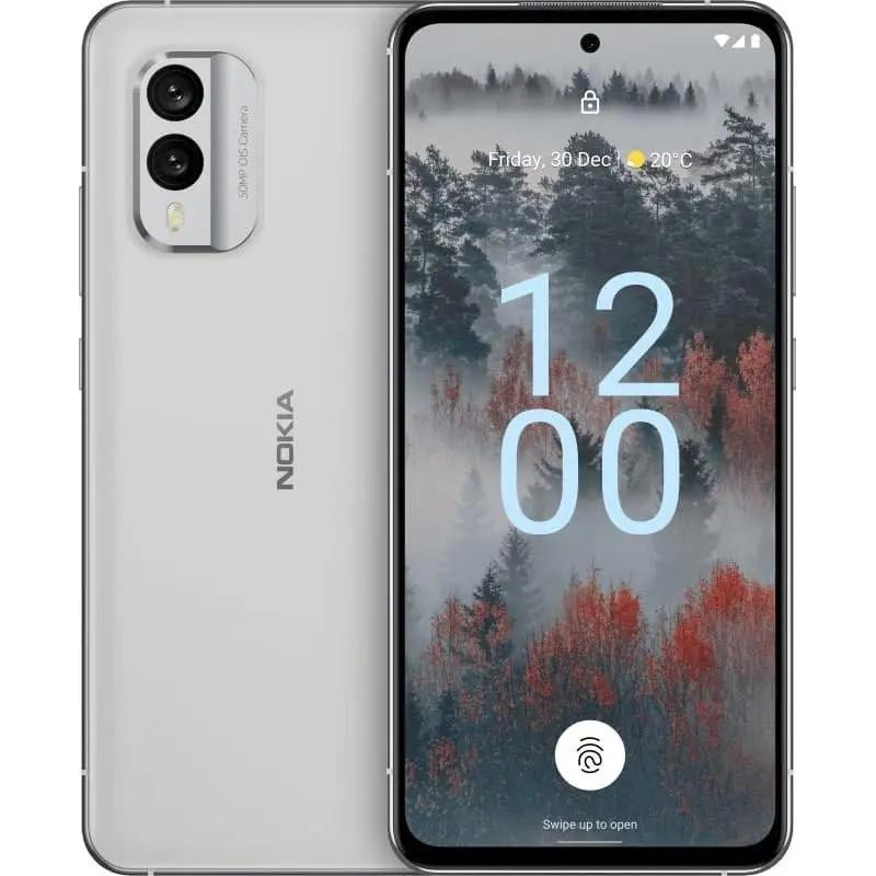 Смартфон Nokia X30 6/128GB Ice White