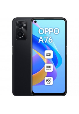 Смартфон OPPO A76 4/128GB Glowing Black