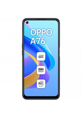 Смартфон OPPO A76 4/128GB Glowing Black