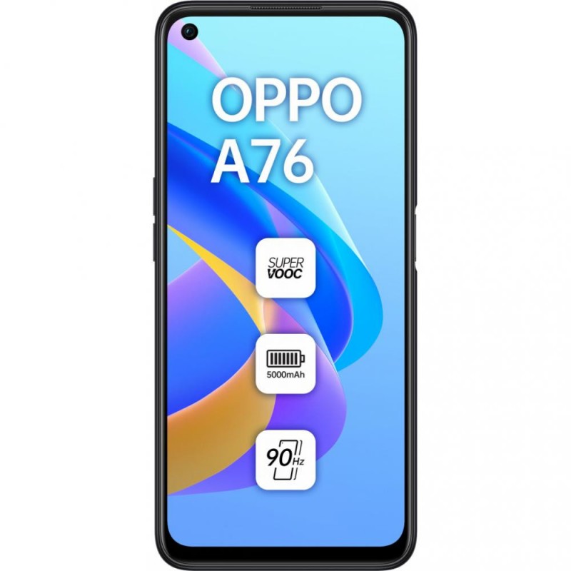 Смартфон OPPO A76 4/128GB Glowing Black