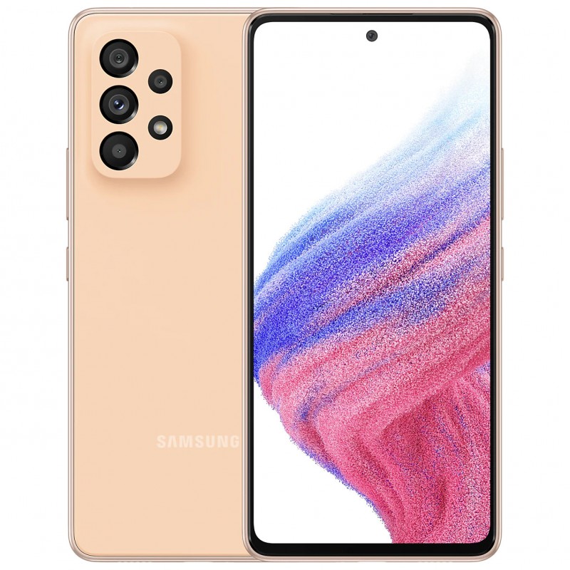 Смартфон Samsung Galaxy A53 5G 8/256GB Peach (SM-A536BZOL)