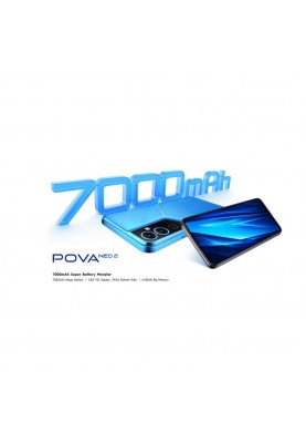 Смартфон Tecno POVA Neo 2 LG6n 4/64GB Cyber Blue (4895180789106)