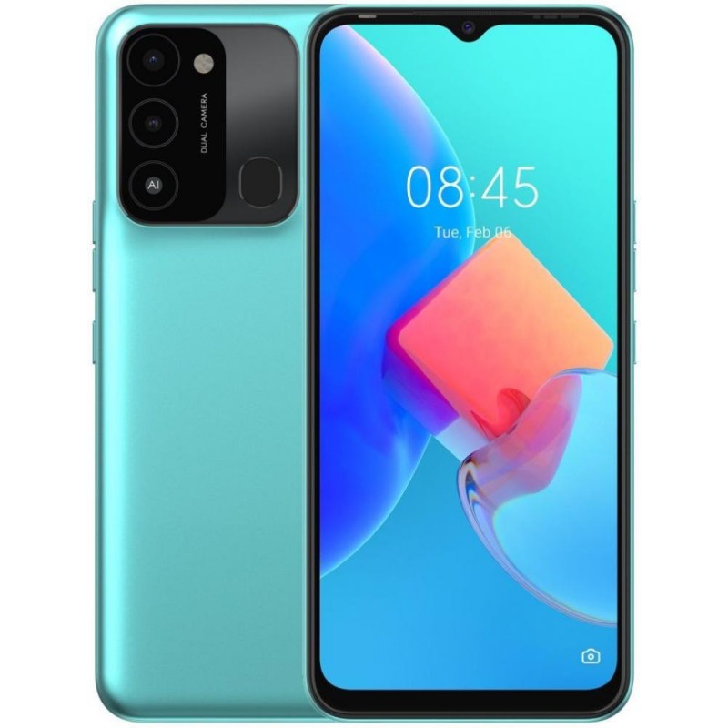 Смартфон Tecno Spark 8C KG5n 4/64GB Turquoise Cyan (4895180777967)