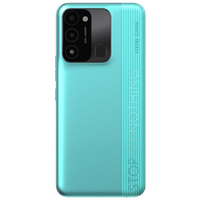 Смартфон Tecno Spark 8C KG5n 4/64GB Turquoise Cyan (4895180777967)