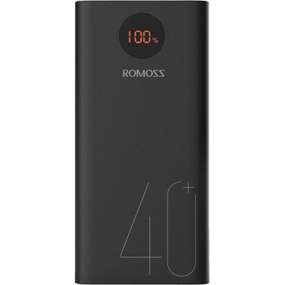 Зовнішній акумулятор (павербанк) Romoss PEA40 22.5W 40000mAh Black (PEA40-112-2135)