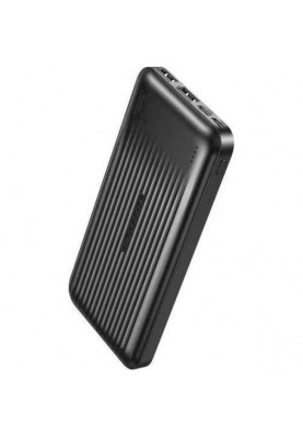 Зовнішній акумулятор (павербанк) XO PB301 10000mAh Black