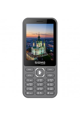 Мобільний телефон Sigma mobile X-style 31 Power Type-C Grey