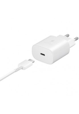 Зарядний пристрій Samsung 25W PD Wall Charger White (EP-TA800XWEGRU)