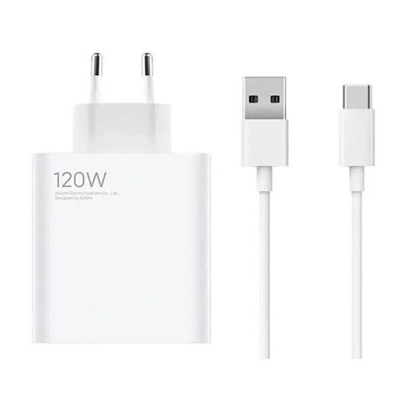 Зарядний пристрій Xiaomi 120W Charger + USB Type-C Cable White (BHR6034EU)