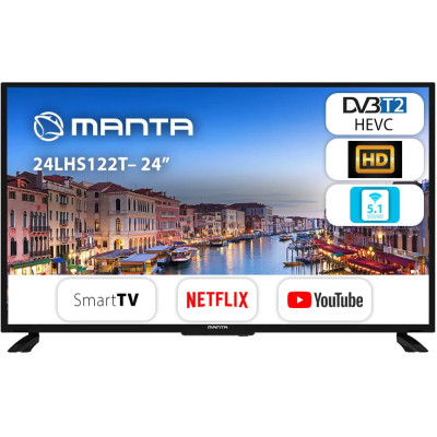Телевiзор Manta 24LHS122T