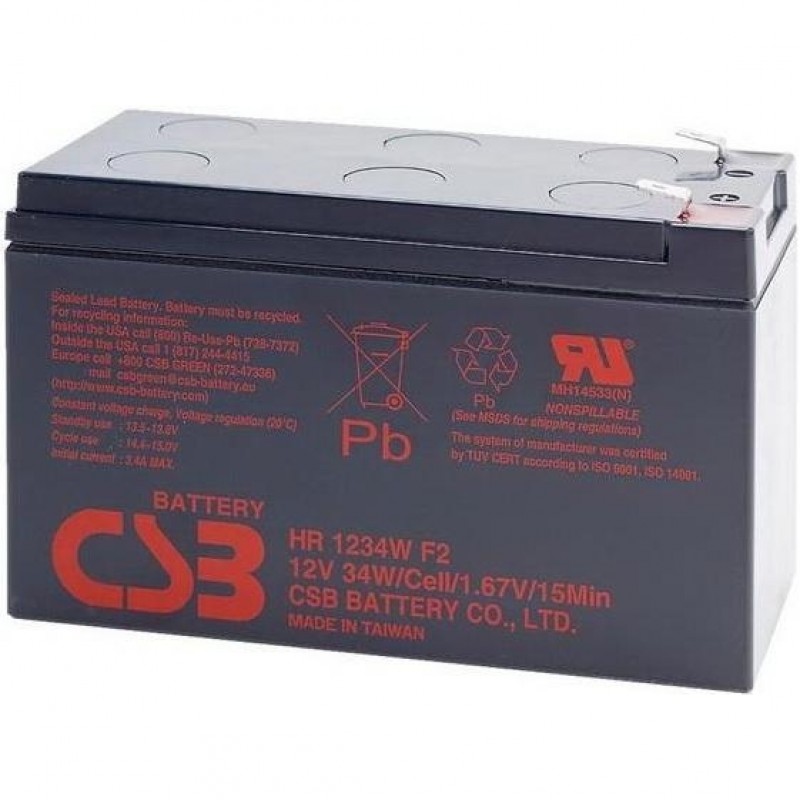 Акумулятор для ДБЖ CSB Battery HR1234W