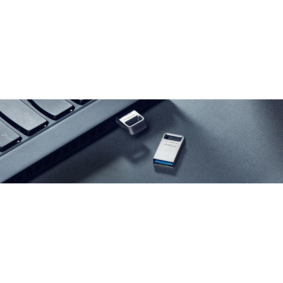 Флешка Kingston 128 GB DataTraveler Micro USB 3.2 Metal (DTMC3G2/128GB)