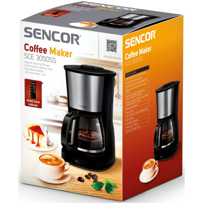 Крапельна кавоварка Sencor SCE 3050SS Крапельна кавоварка Sencor SCE 3050SS