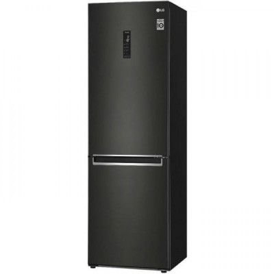 Холодильник із морозильною камерою LG GBB61BLHMN