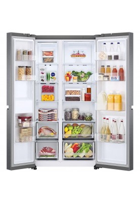 Холодильник із морозильною камерою LG GSBV70DSTM