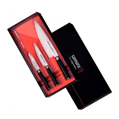 Набір із 3 кухонних ножів Samura MO-V SM-0230