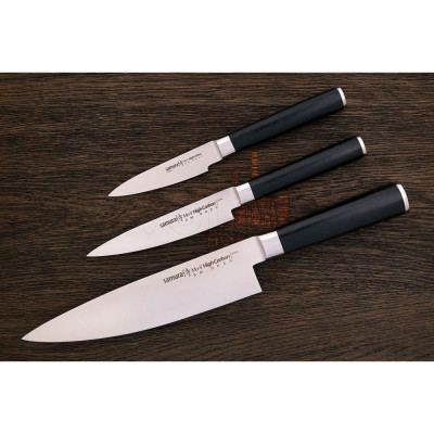 Набір із 3 кухонних ножів Samura MO-V SM-0230