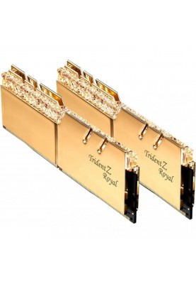 Пам'ять для настільних комп'ютерів G.Skill 32 GB (2x16GB) DDR4 3200MHz Trident Z Royal Gold (F4-3200C16D-32GTRG)