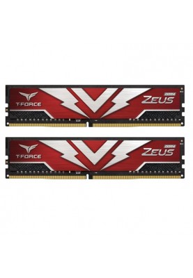 Пам'ять для настільних комп'ютерів TEAM 16 GB (2x8GB) DDR4 3000 MHz T-Force Zeus Red (TTZD416G3000HC16CDC01)