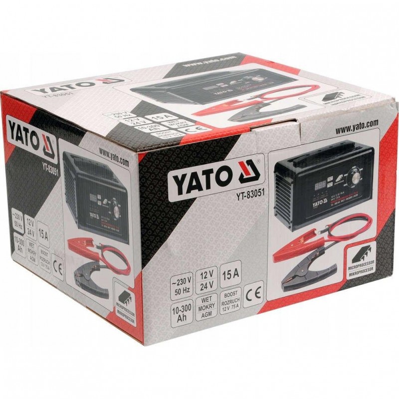 Пуско-зарядний пристрій (живлення від мережі) YATO YT-83051