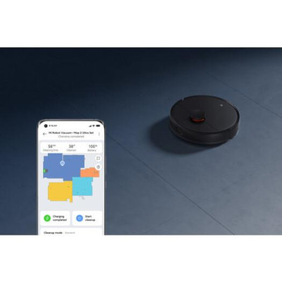 Робот-пилосос з вологим прибиранням Xiaomi Mi Robot Vacuum Mop Pro Black