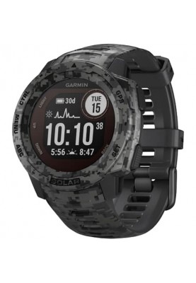 Смарт-годинник Garmin Instinct Solar Graphite Camo (010-02293-05/010-02293-15)