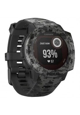 Смарт-годинник Garmin Instinct Solar Graphite Camo (010-02293-05/010-02293-15)