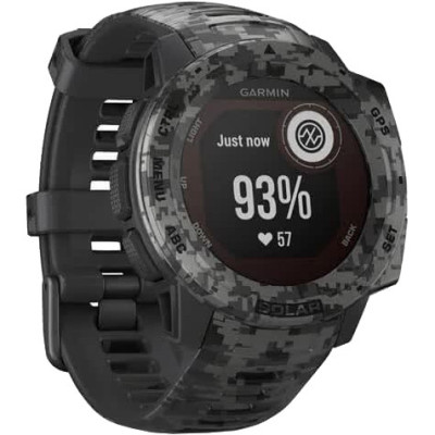 Смарт-годинник Garmin Instinct Solar Graphite Camo (010-02293-05/010-02293-15)