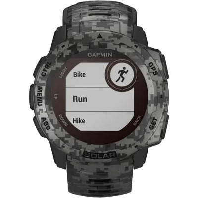 Смарт-годинник Garmin Instinct Solar Graphite Camo (010-02293-05/010-02293-15)